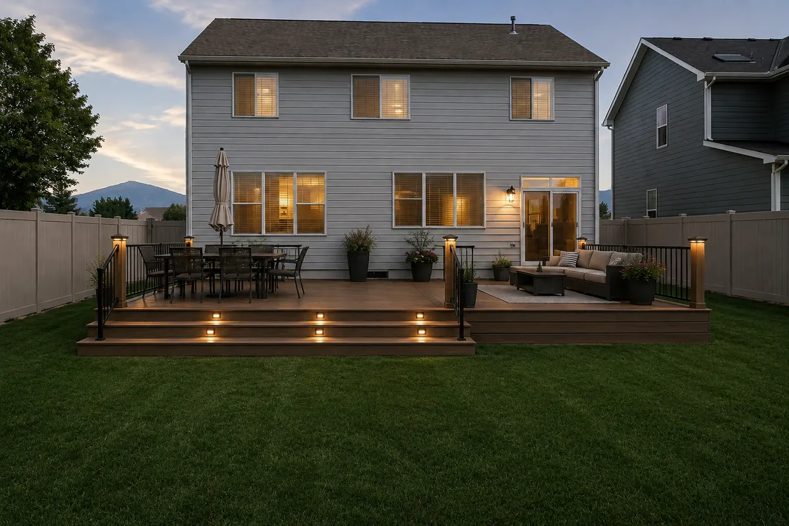Backyard Deck After